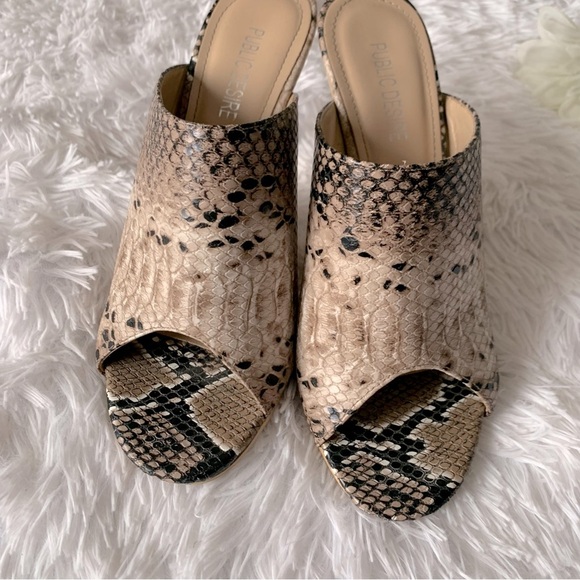 CLEAR HEEL MULES - Picture 4 of 10